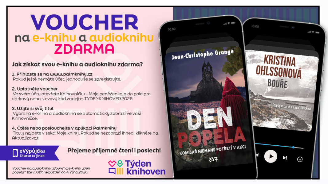 Voucher na e-knihu a audioknihu zdarma?!