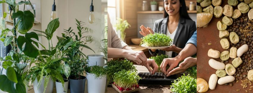 Zelený swap: Semínka a pokojovky